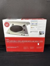 ION USB Turntable/Vinyl Archiver Model TTUSB10 NEW IN BOX -Digitize Your Vinyls