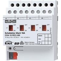 Jung Knx Schaltaktor 4-Fach 2304.16 Reghm Bussystem-Schaltaktor 2304.16REGHM