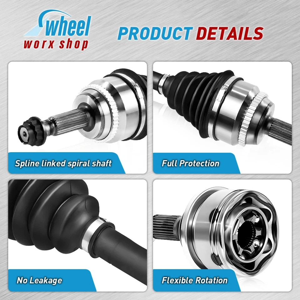 Conjunto de eje de junta de eje trasero CV para BMW Z3 Roadster 1,9 L sin LSD 1996-98 Foto 4 de 4