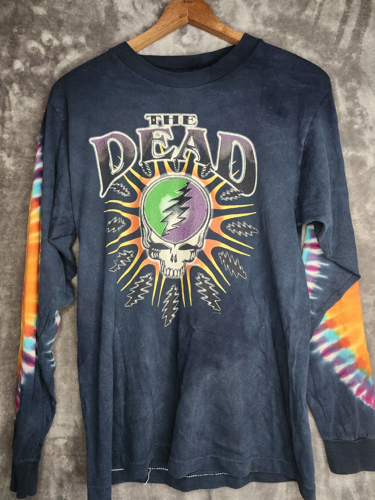 Vintage 2003 Grateful Dead Long Sleeve Double-Sided T-Shirt Excellent Condition