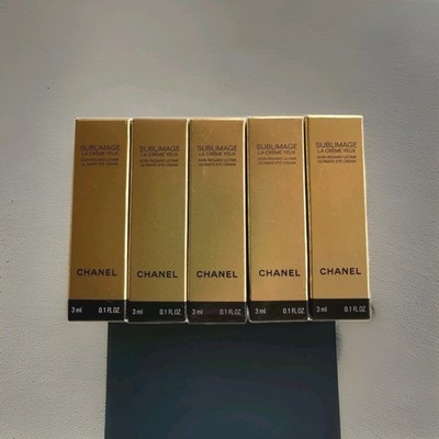 5 x 3 ml Chanel Sublimage La Crème Yeux Augenkontur Augencreme (15 ml)