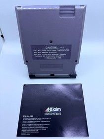 Airwolf (Nintendo NES, 1989) Vintage Acclaim REV-A Oval Seal - MINT!