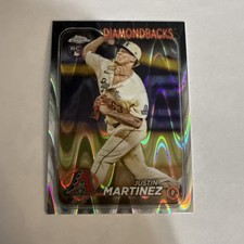 2024 Topps Chrome - Justin Martinez #159 RayWave Refractor (RC)