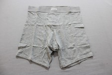 Skims Women's Soft Jersey Boyfriend Boxer Shorts CG2 Light Heather Grey Size XS