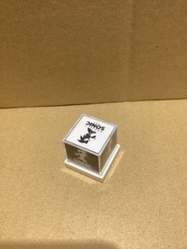 Rare Sega Promo PROJECT SONIC RUBBER STAMP Seal 1990s Sonic the Hedgehog Saturn