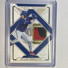Panini 2025 National Treasures Treasured Threads Patch Dylan Dreiling TT-DD /99…