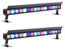 (2) American DJ ElectraPix Bar 16 Wireless DMX RGBAL+UV Outdoor Light Strip Bars