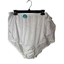Pack of 2 Vanity Fair Perfectly Yours Nylon Briefs Panties White Size11/4XL NWOT