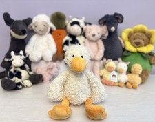 Jellycat Rare Vintage Small Bunglie Cream Duck, Excellent Condition, Genuine