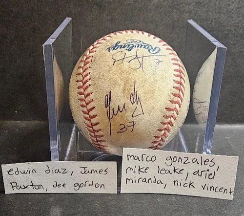 Los Angeles Dodgers Edwin Diaz Autographed Signed MLB Baseball + Others