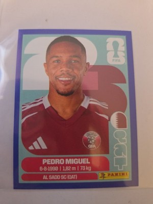 2026 Panini FIFA World Cup Sticker Blue  Pedro Miguel #QAT7