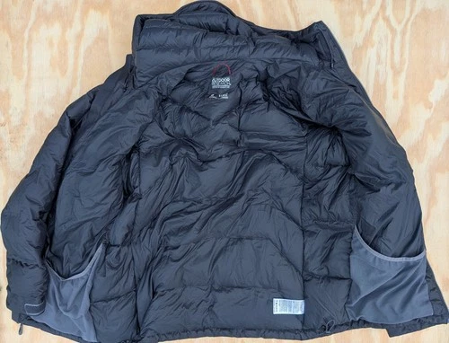 Outdoor Research Floodlight Down Jacket Mens XL Black Waterproof Pertex Shield video thumbnail