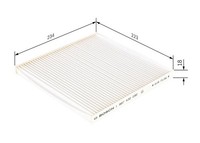 Bosch 1 987 432 090 Filter, Innenraumluft FüR Renault