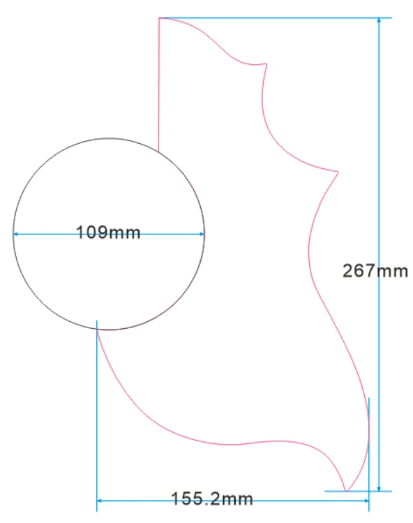 Golpeador autoadhesivo de cristal para guitarras acústicas Gibson Hummingbird Foto 2 de 4