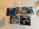 Lego Star Wars Polybag Lot Millenium Falcon Razor Crest X-wing AT-ST Tie Advance