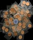 (46) 1957 Proof Lincoln 1c Cents, Gem or Finer, in Original US Mint Cellophane