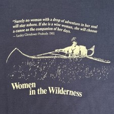 Vintage Hanes Women In The Wilderness T Shirt