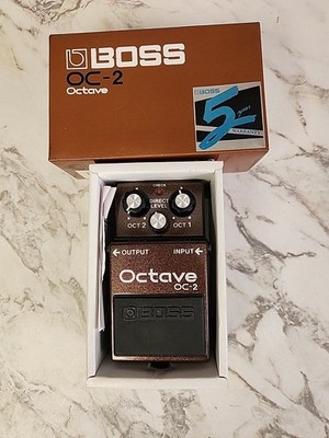 (NEW) Boss OC-2 Octave Guitar Effect Pedal- Silver label