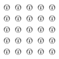 200pcs Precision Balls 7/32" Diameter G25 Solid Chrome Steel Bearing Balls