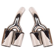 Fit Mercedes G63 Amg W463 Stainless Steel Exhaust Pipe Tip Muffler Not For G550