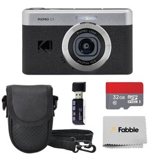 Kodak PIXPRO C1 Black Digital Camera 32GB Bundle