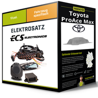 Elektrosatz 13-Pol Spezifisch für Toyota Proace Max 07.2024-Jetzt NEU Inkl. EBA