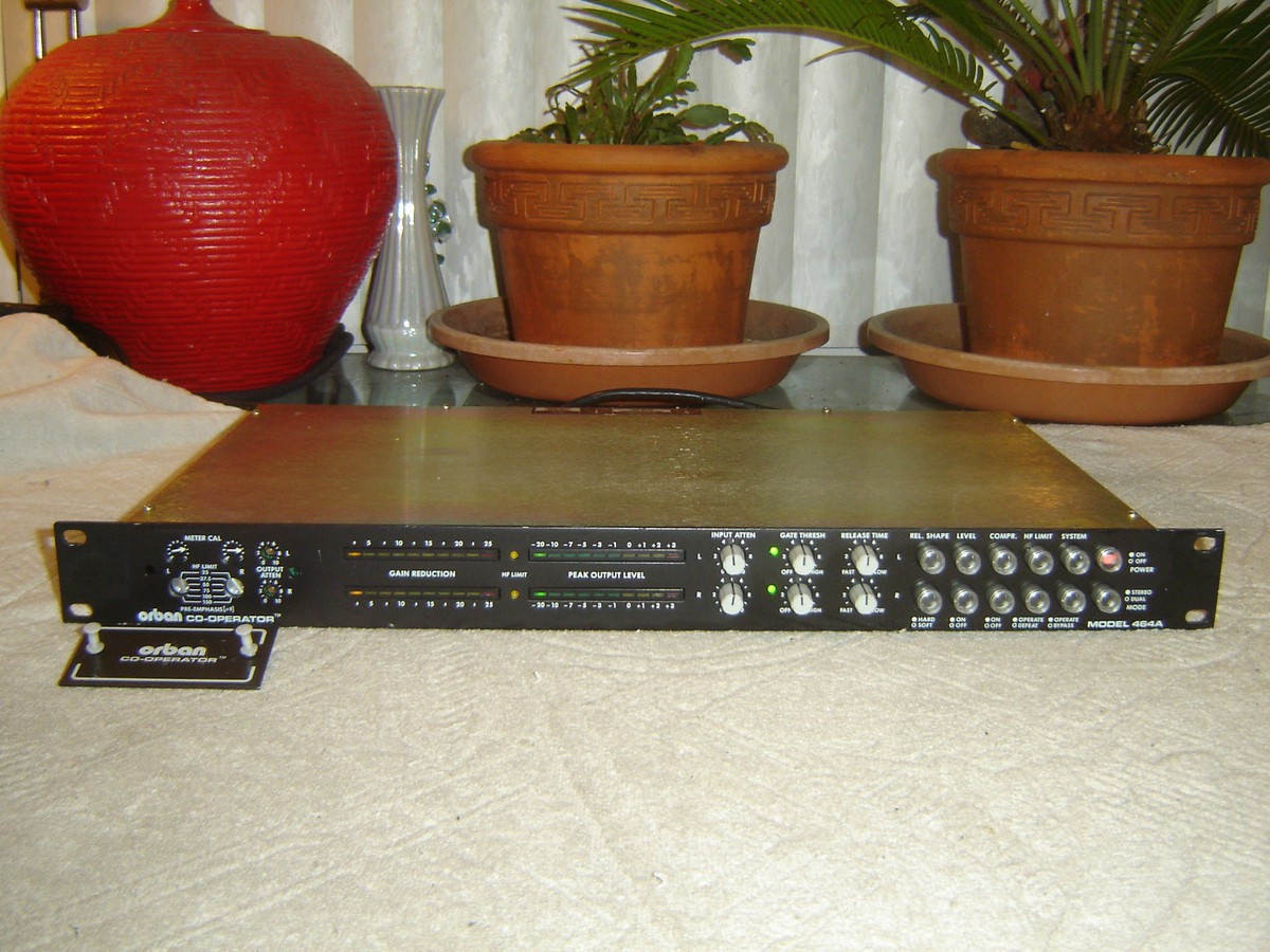 Orban 464A Black Version, Co-Operator, Gated Compressor Limiter