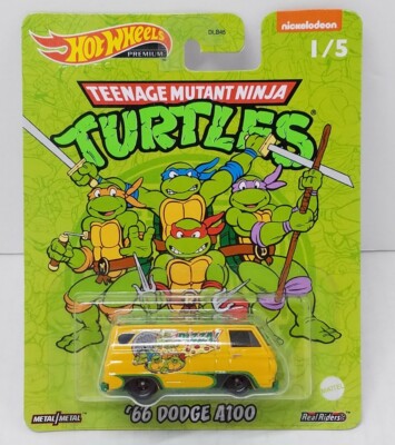 Hot Wheels Premium Teenage Mutant Ninja Turtles Full Set/5 TMNT