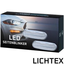 LED Blinker Umrüst-Set für Abarth Citroen Fiat Ford Peugeot clear klar dynamisch