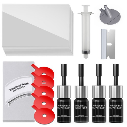 Glas Reparatur Set Windschutzscheibe Steinschlag Komplett Set Auto Flüssigkeit 1