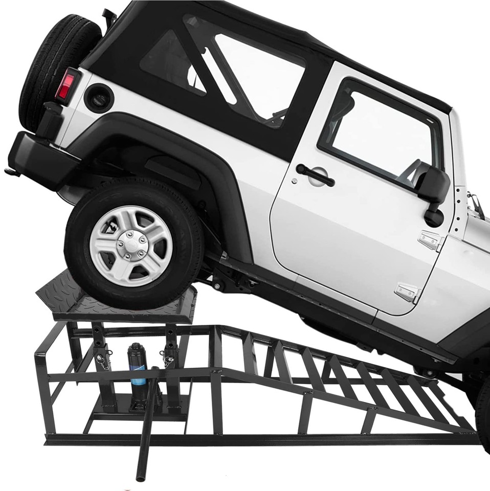 3 T Low Profile Car Service Portable Car Lift Hydraulic Car Ramps Ramps