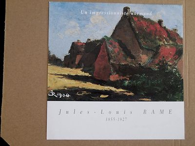 KUPFER Jules Louis Karton Museum Caen UN IMPRESSIONIST NORMAND Ouézy Calvados 99 