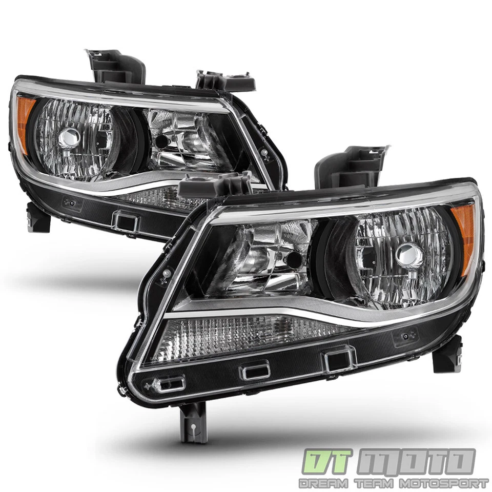 2015-2021 Chevy Colorado Headlights Headlamps w/Bulb Aftermarket Left+Right - Изображение 2 из 4