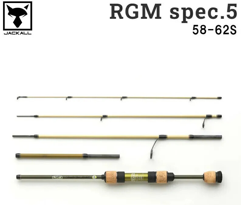 JACKALL RGM spec.5 58/62S Convertible System multi-piece rod