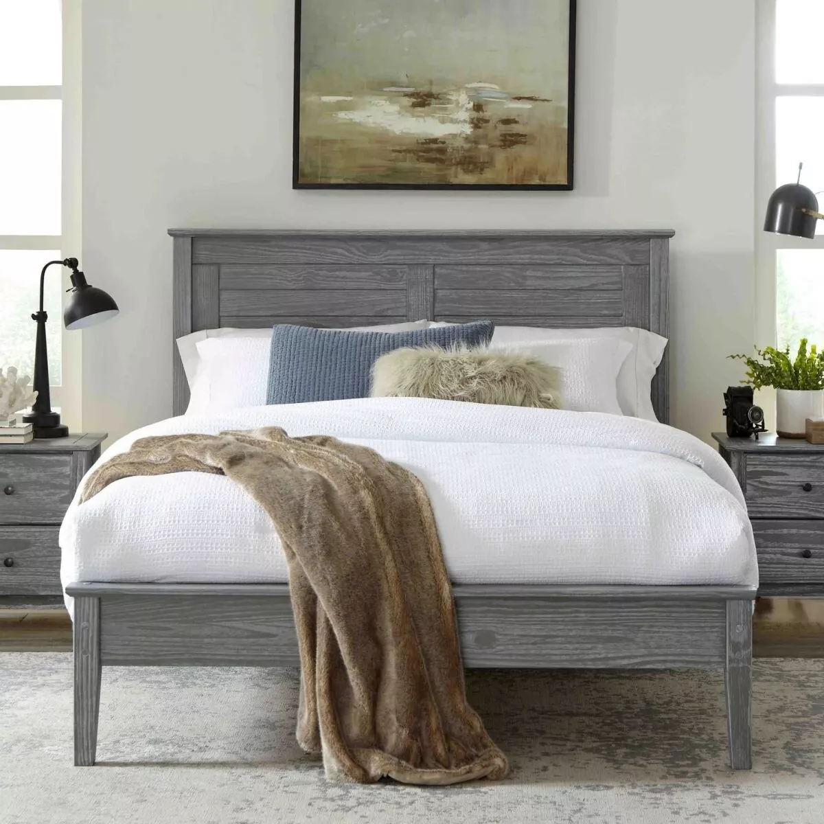 Modern 2024 farmhouse headboard