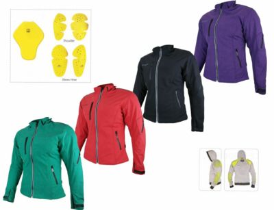 Heyberry Damen Soft Shell Jacke Motorradjacke Roller Textil  S M L XL XXL