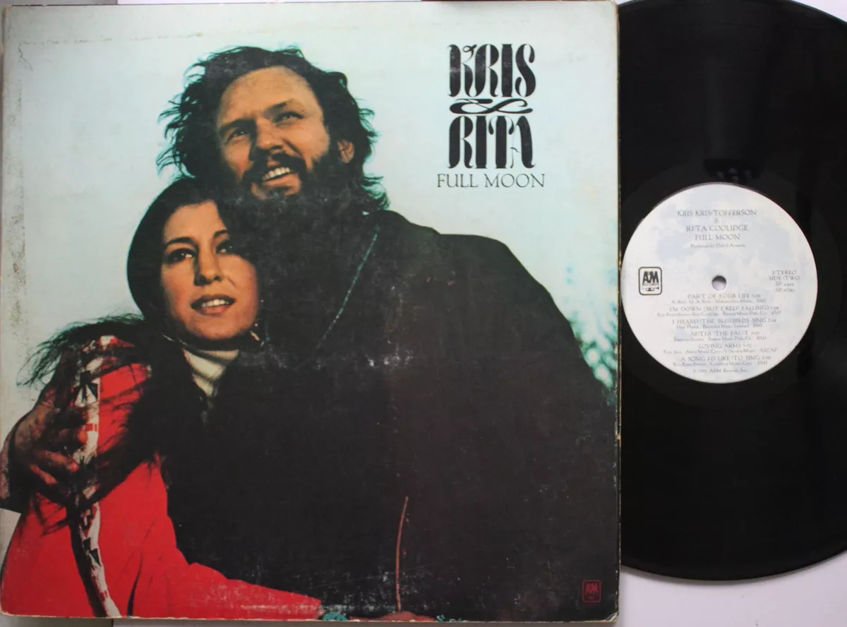 Country Lp Kris Kristofferson & Rita Coolidge Full Moon On A&M | eBay