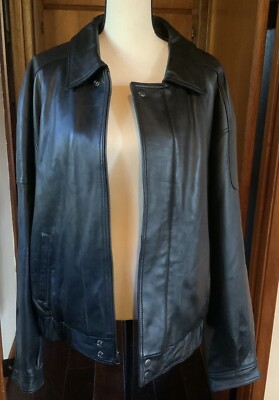 Men s  leather jacket large brand new, ''Methode''. Brand New & Insulated! Size L.