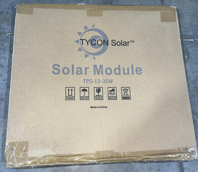 Tycon Power Systems TPS-12-35W 35W 12V Solar Panel 21.5x19.3 *BRAND NEW*