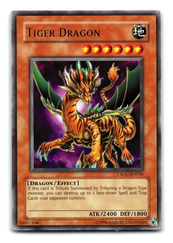 Yugioh - Tiger Dragon CSOC-EN036 1st Edition - Crossroads of Chaos