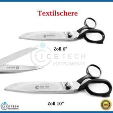Profi Stoffschere Set 6/10 cm – Schneiderschere Textilschere für Nähen & Schnei