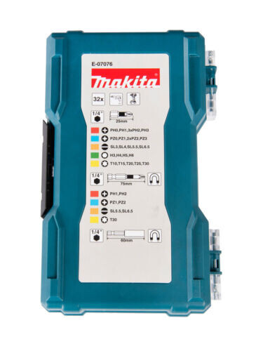 Makita Bit-Set E-07076 32-teilig PH, PZ, SL, TX, Bithalter in Bitbox praktisch⭐⭐ - Bild 4 von 7