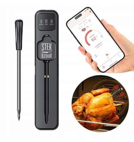 Wireless Bluetooth Grillthermometer Fleischthermometer Ofen Smoker Grill IP67 - Bild 2 von 8