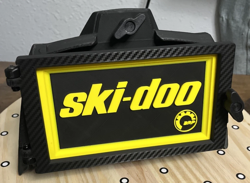 Ski-Doo XS XM Glovebox Extension w/Garmin Drivesmart 76 65 61 GPS Mount - Image 2 of 4