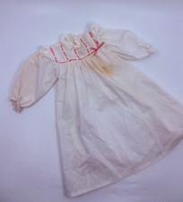 Pleasant Company American Girl Doll 1994 Samantha Nightgown Lace Collar STAINED