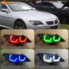 For Bmw E63 E64 645ci 650ci 650i M6 Multi Color Dtm M4 Style Rgb Led Angel Eyes