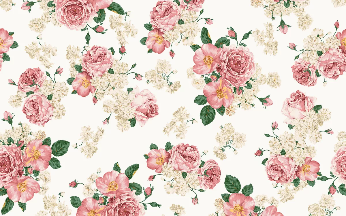 Download Louis Vuitton Phone Floral Pattern Wallpaper