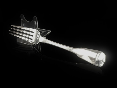 Scottish Provincial Silver Table Dinner Fork, James Erskine Aberdeen c.1800 - Picture 10 of 12