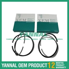 2X New B6000 Piston Rings Set STD For Kubota Excavator diesel engine parts