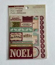 New My Mind's Eye Lost & Found Christmas Special Edition 3 Sheet Sticker Set